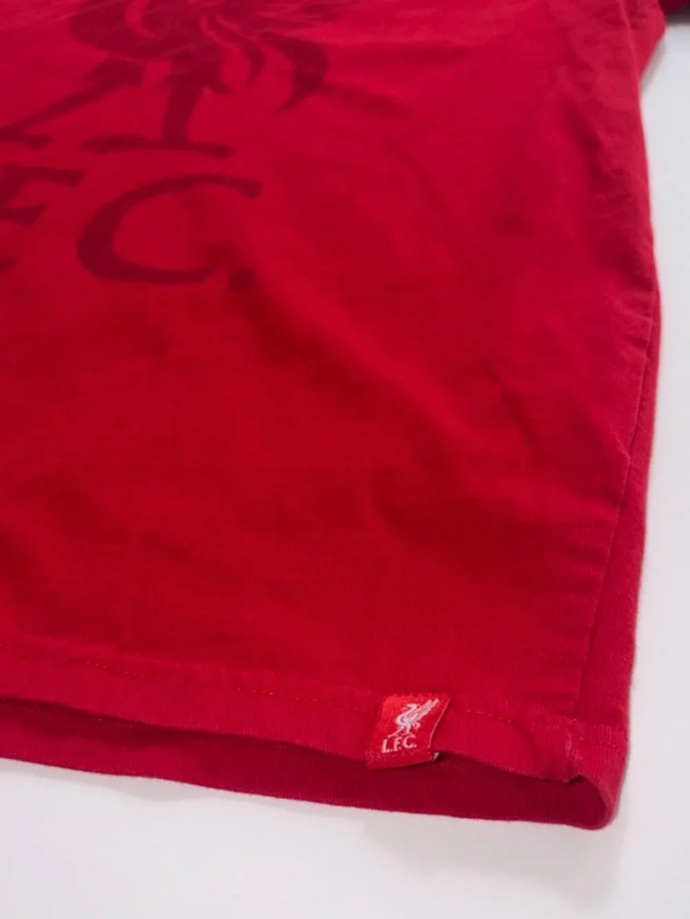 Kids' LFC Liverpool Futbol Soccer Short Sleeve Tee-Shirt size M (11-12Y) Red